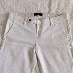 *SOLD* White Straight Leg Jean